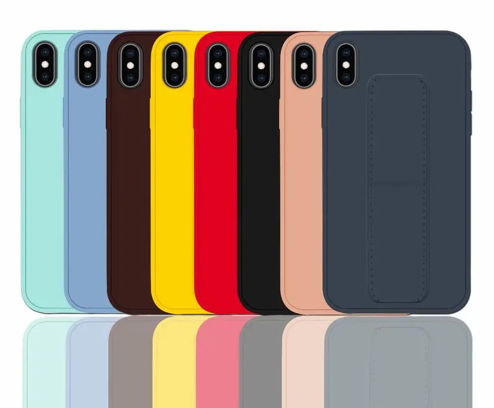 Чехол для телефона с ремешком на запястье iPhone 11 Pro Max SE 2020 XR XS силиконовый мягкий