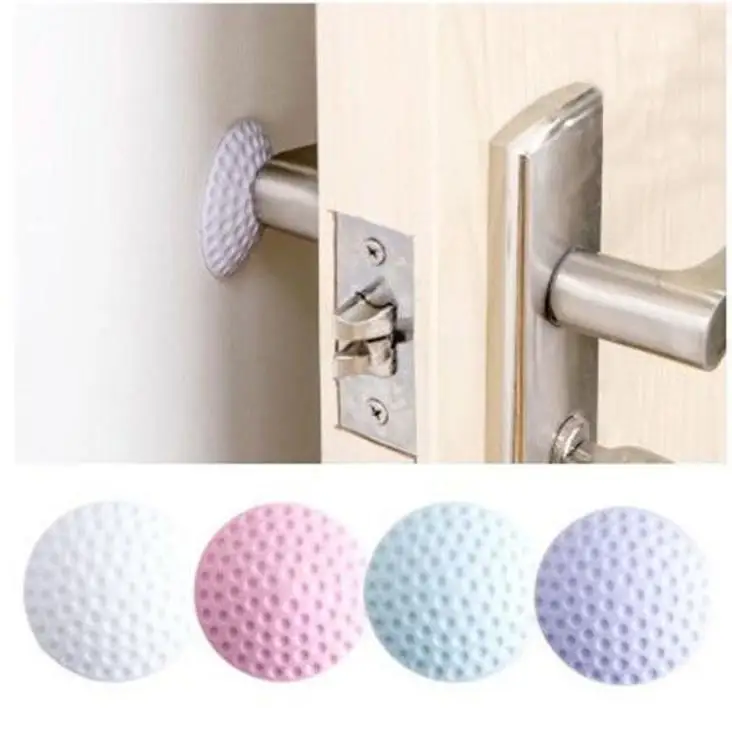 

5cm Golf Modelling Rubber Fender Handle Door Lock Protective Pad Anti Collision Home Wall Stickers Thicken Mute Fender Wholesale