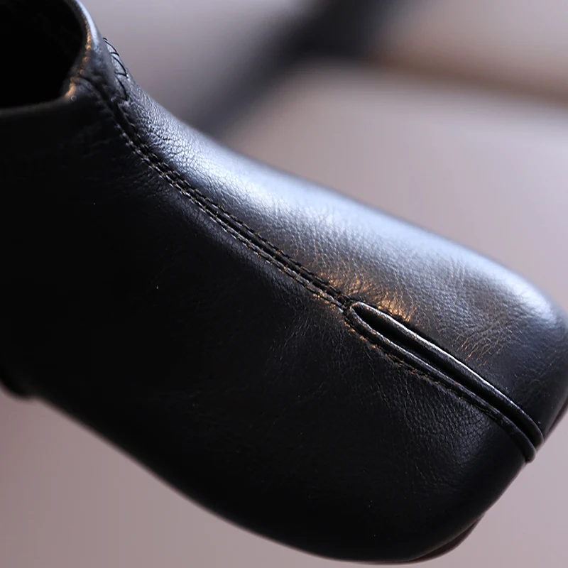 Ботинки мартинсы для девочек осень 2020 новинка детская обувь в британском стиле