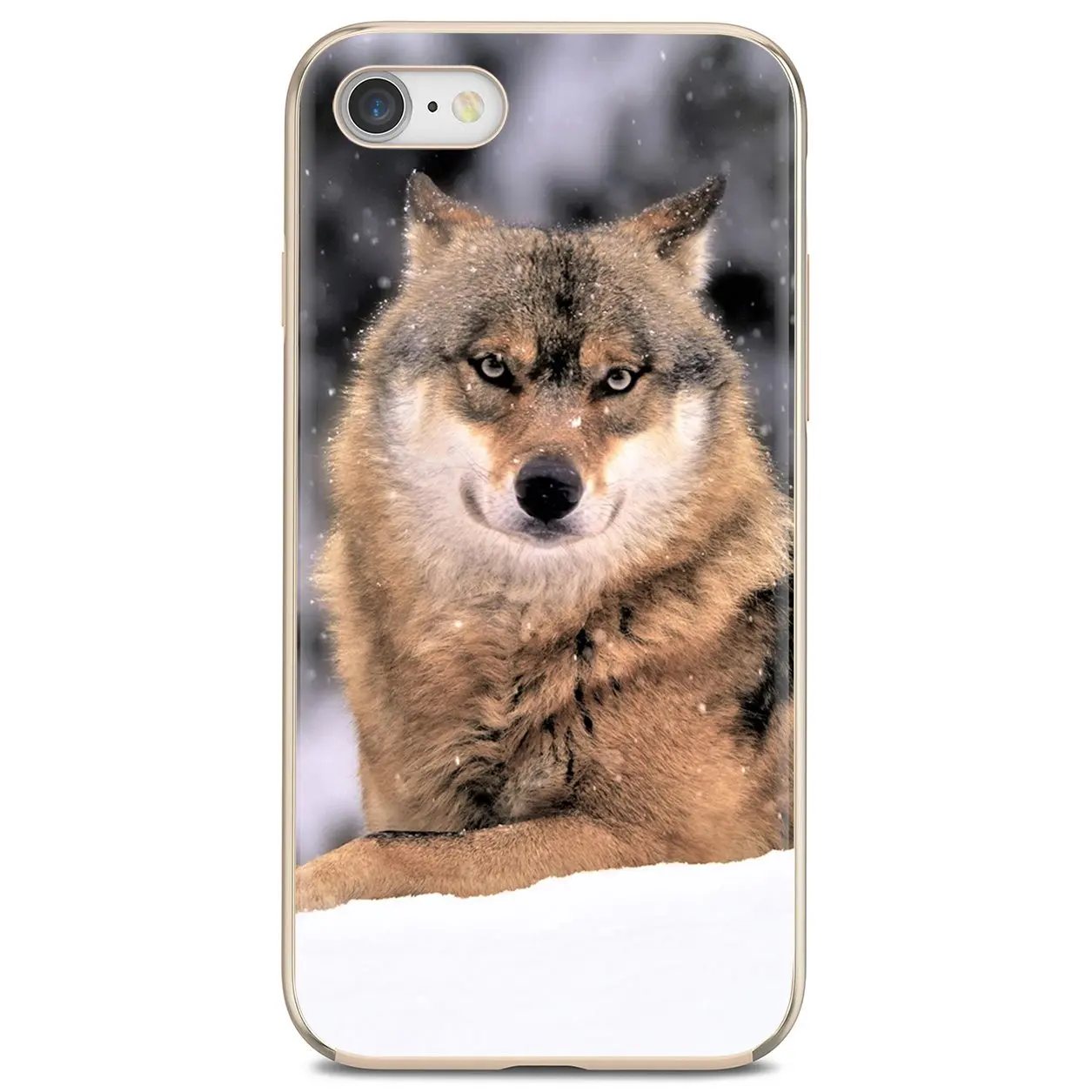 Мягкий ТПУ силиконовый чехол для Huawei P8 P9 P10 P20 P30 P Smart 2019 Honor Mate 9 10 20 8X 7A 7C Pro Lite Wolf on Snow