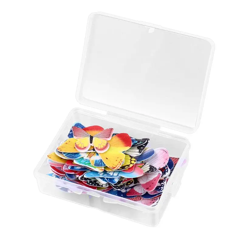 40 шт. съедобные липучки для торта бабочки|Товары украшения тортов| |