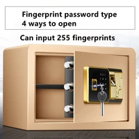 25cm fingerprint password all steel small home office safe fingerprint electronic password safe household small safe deposit box