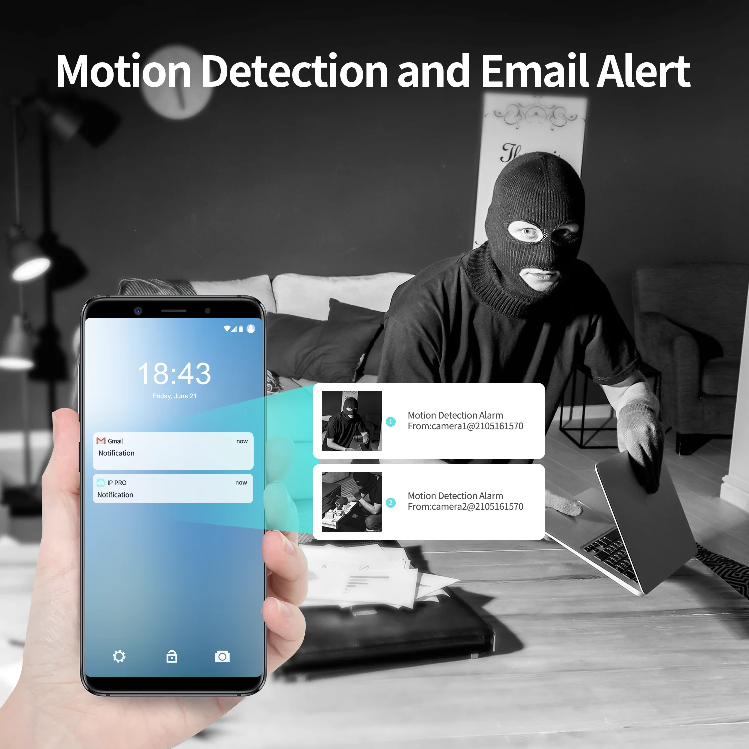 Система видеонаблюдения HeimVision HM241 Комплект беспроводных уличных камер 8 каналов