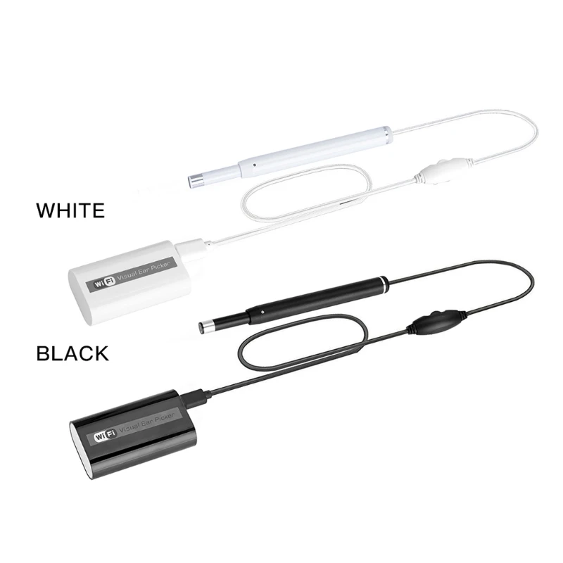 

2XPB 3 in 1 Ear Cleaning Endoscope USB Visual Ear Spoon 5.5mm 720P Camera Earpick Otoscope with 6 LED Lights Earwax Remover Tool