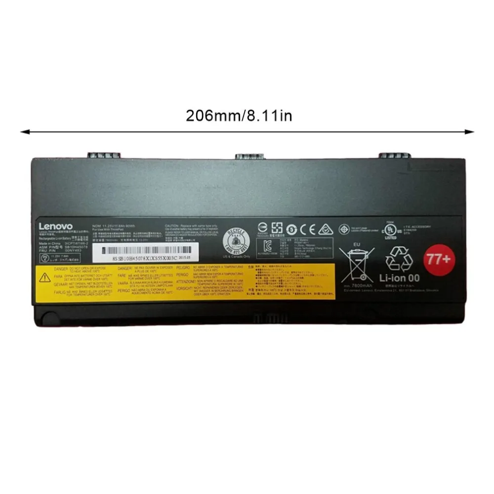 Lenovo Thinkpad P50 P51 серия аккумулятор для ноутбука 4X50K14090 4/6 Аккумулятор для ноутбука оригинальные аксессуары
