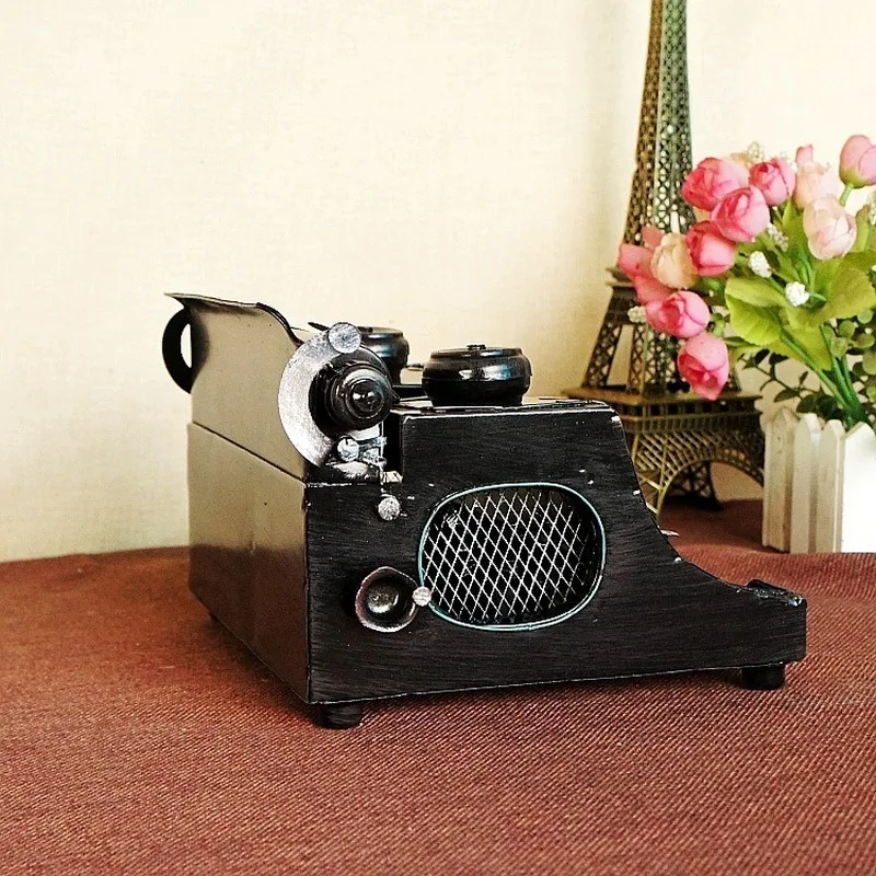 Домашнее антикварное украшение ремесла ретро винтажная пишущая машинка