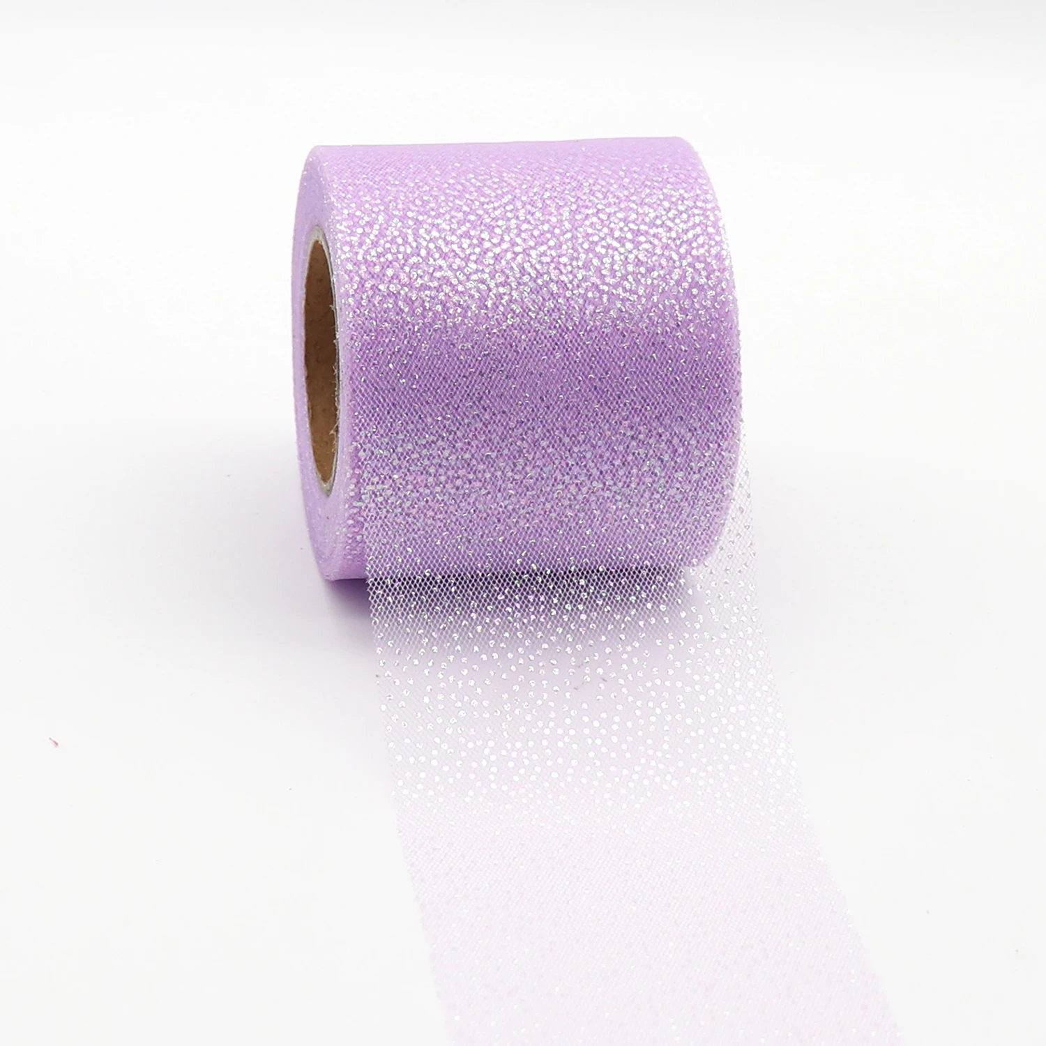 25 ярдов 6 см симфония Привлекательный Серебристый горошек тюль рулон органзы