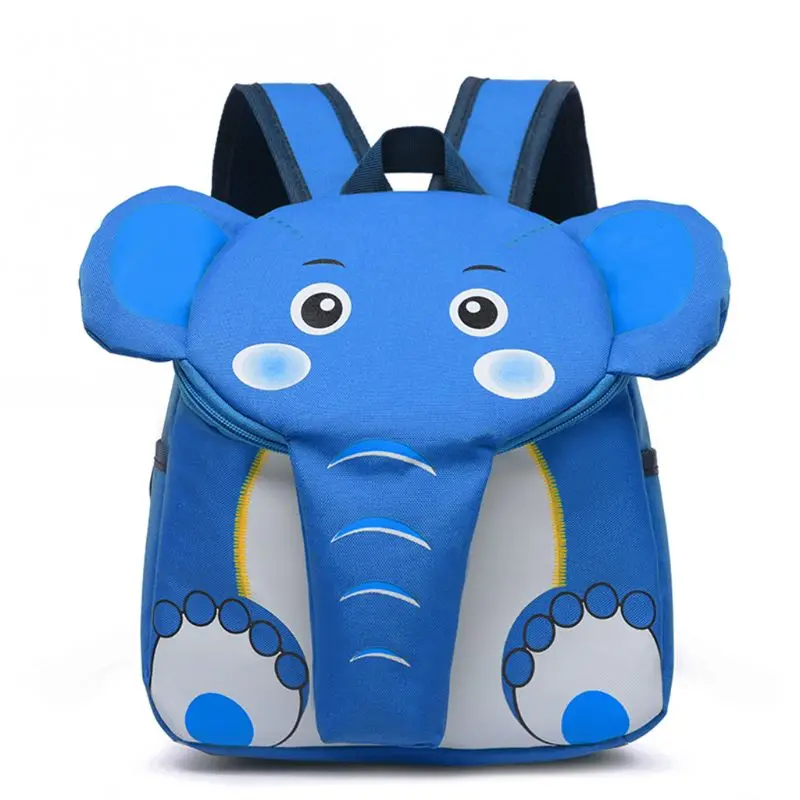 

Cartoon Elephant Shoulder Bag Kindergarten Schoolbag Backpack For Toddler Kids LX9F