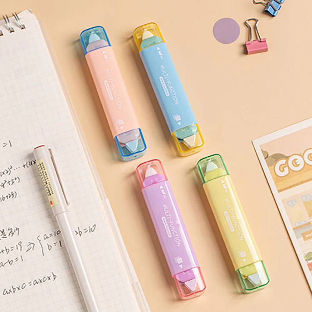 

Portable Correction Tape with Double-sided Sticky Tape Combination Adhesive Tape Punctiform Adhesive Glue Learning Stationery