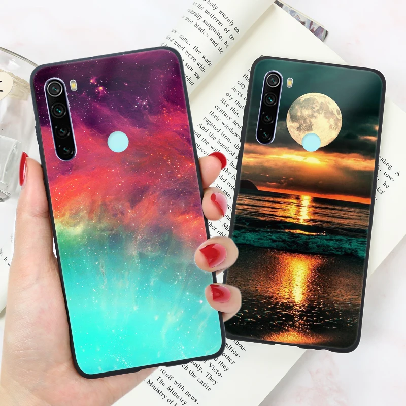Яркий глянцевый чехол для Xiaomi Redmi Note 7 8T Pro 7A 8A силиконовый мягкий чехол для телефона для Redmi Note 7 8 Pro