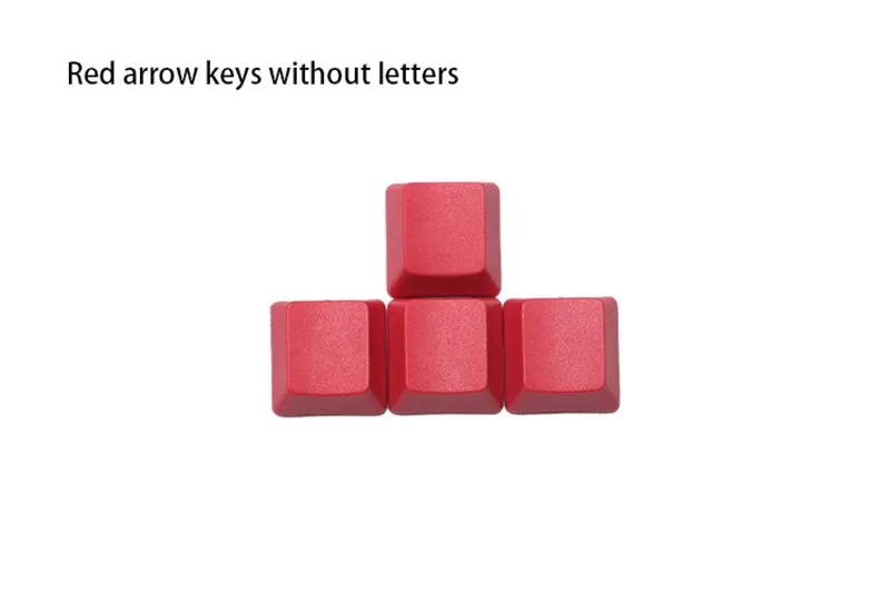

Red Color PBT Material Keycap Optical Keys Arrow+WASD+ESC+Space Without Engraving Mechanical Keyboard Gaming Computers Accessory
