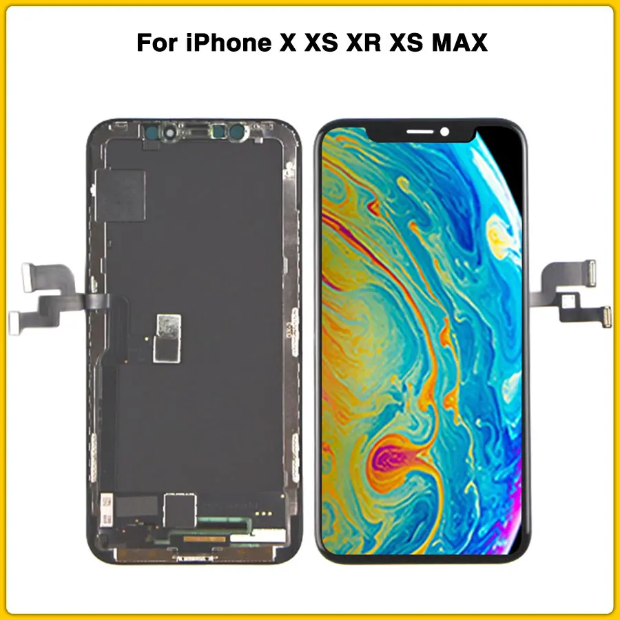 ЖК дисплей AAA для iPhone X XS XR MAX с сенсорным экраном и дигитайзером в сборе