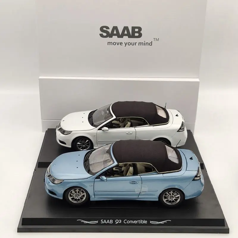 Оригинальный 1:18 для SAAB 93 9-3 Кабриолет спортивный автомобиль литья под давлением