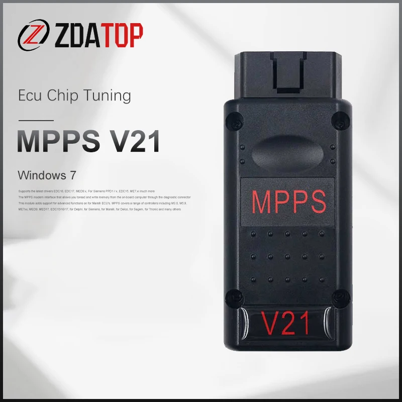 Инструмент Диагностический MPPS V21 ECU чип тюнинг для EDC15 EDC16 Inkl CHECKSUM CAN Flasher Remap V16 bmw