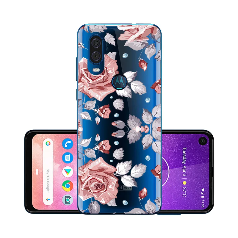 Phone Case For Motorola Moto One Power Clear Transparent Soft Tpu Back Cover Cases G5sPlus Coque Fundas | Мобильные телефоны и