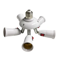 e27 base splitter 345 heads adapter converter socket led y shape light lamp bulb splitter adapter converter screw lamp holder