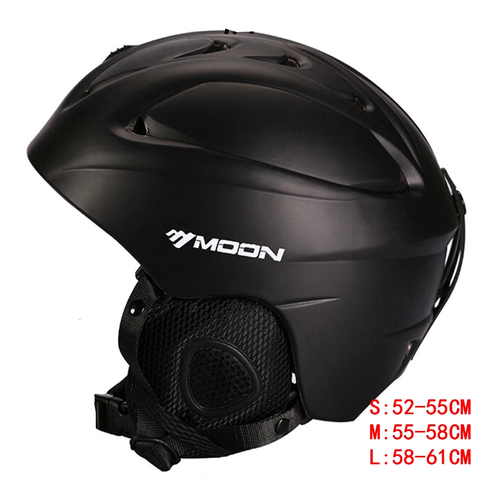 Asian black S4M5 Распродажа! Лыжный шлем для взрослых и детей, лыжный шлем, защитный шлем для скейтборда, сноуборда - Цвет: Asian black S4M5