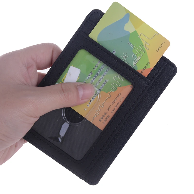 Multi-card-bit for Credit Bank ID NFC RFID Card Holder Sleeve Cover Protector Anti Magnetic Degaussing Case Scan |