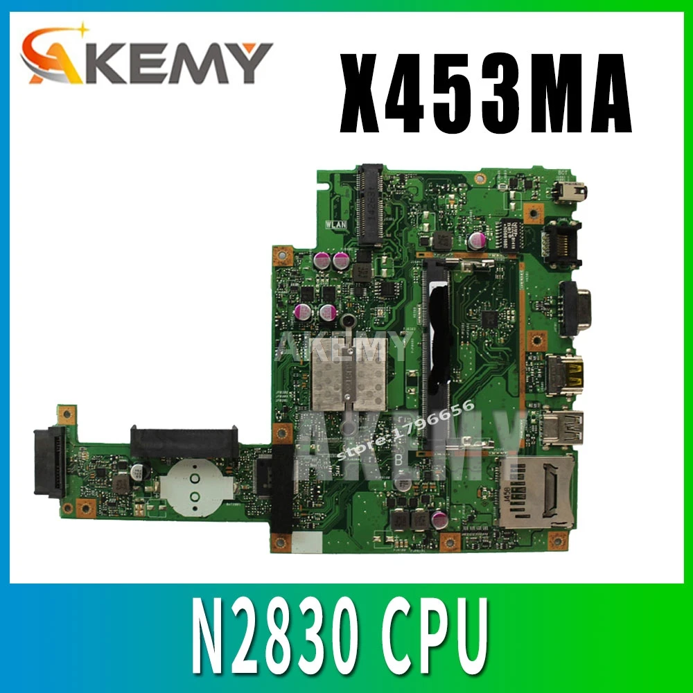 

Для ASUS X453MA X453M X403M F453M материнская плата для ноутбука N2830 CPU материнская плата тест хороший