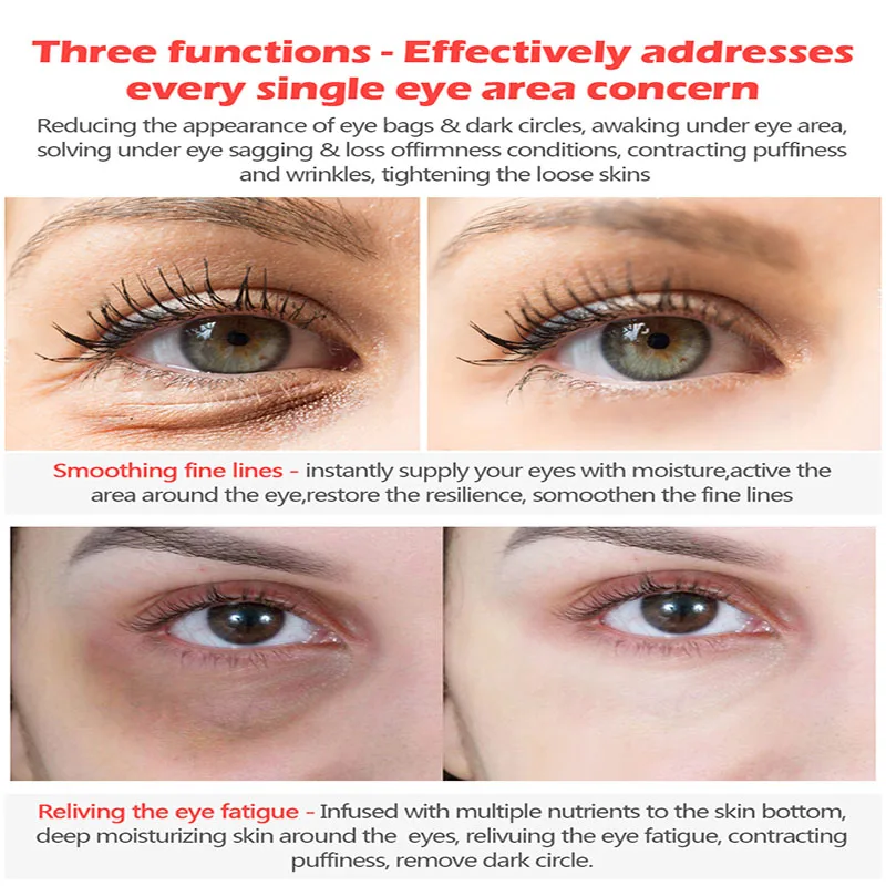 Пептидный коллагеновый крем для глаз против морщин удаление мешков под глазами