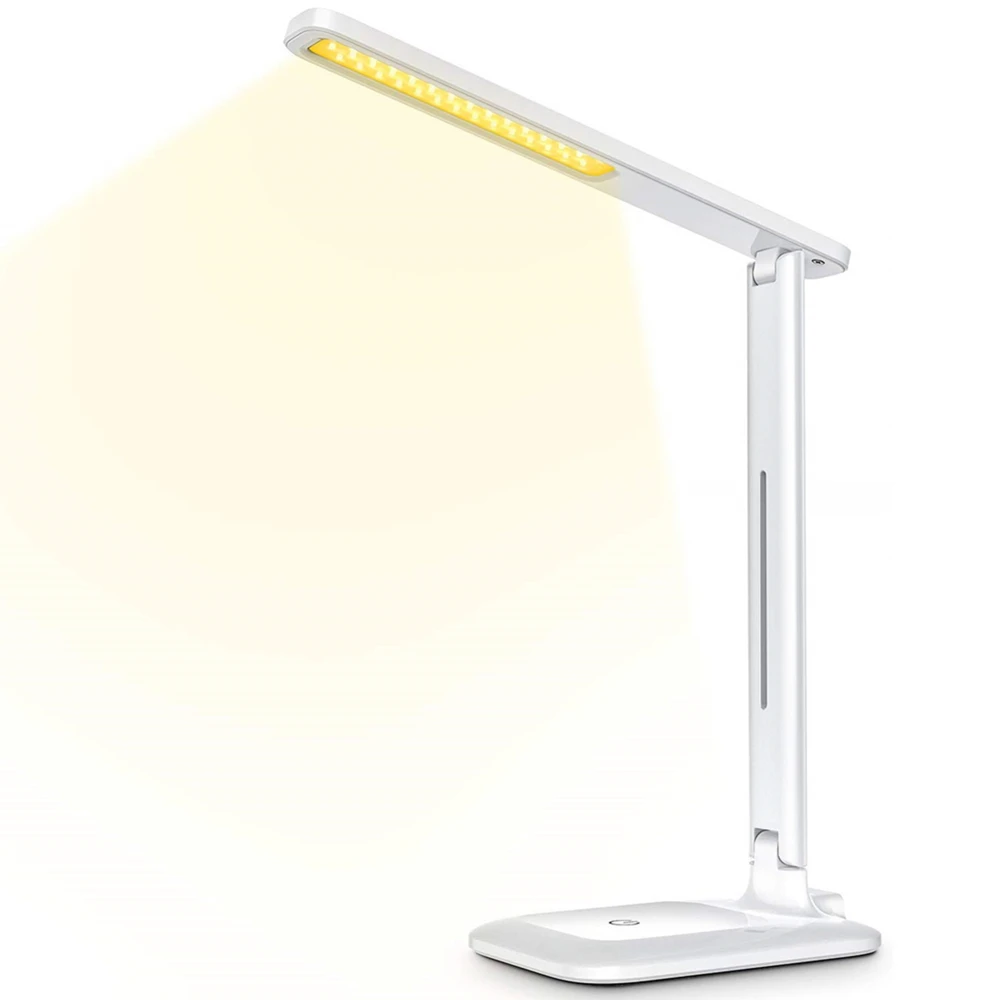 

USB Rechargeable LED Light Folding Desk Lamp Eye Protection Touch Dimmable Reading Table Lamp Study Lamp 3 Modes