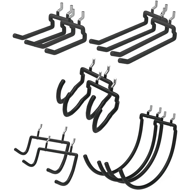 

10Pcs Pegboard Drill Holder Pegboard Set Hooks Hangers Drill Cord for PegBoard Hanging Power Tool Utility Garage Storage