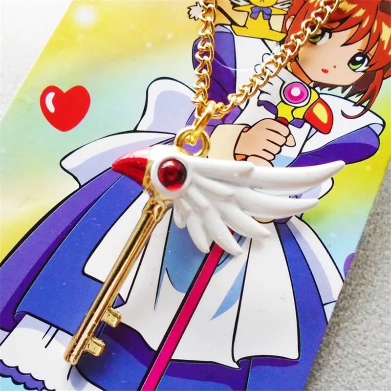 Аниме карточка Captor Cardcaptor Sakura Косплей Костюм реквизит ожерелье брелок КИНОМОТО