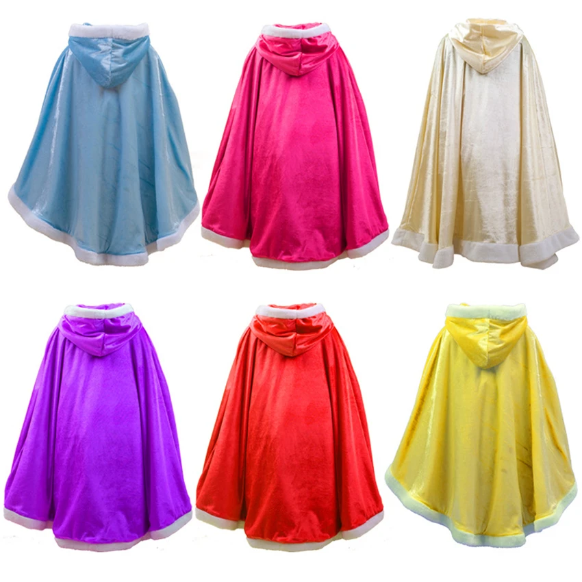 Детские Необычные костюмы для косплея на Хэллоуин плащ с замороженным рисунком