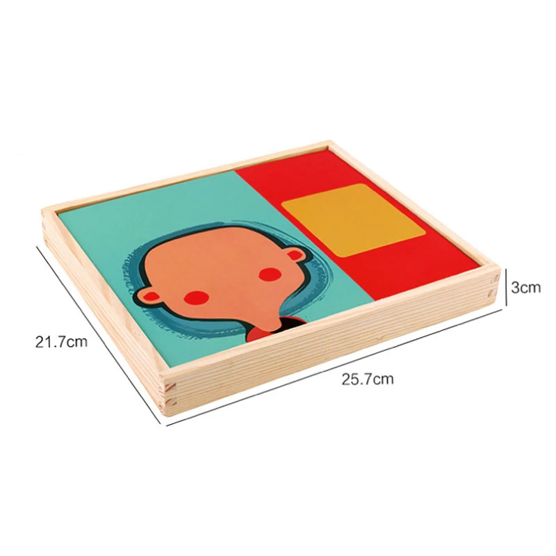 

Children's Cartoon Magnetic Puzzle Toy Drawing Board Magnet For Kids Boys Girls Educational Toys Intelligence development toy