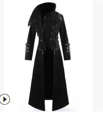 

Новая мужская Одежда для танцев, шоу, ночных клубов, выпускная одежда, дизайнерская мужская куртка с красным, черным, синим узором, длинный н...