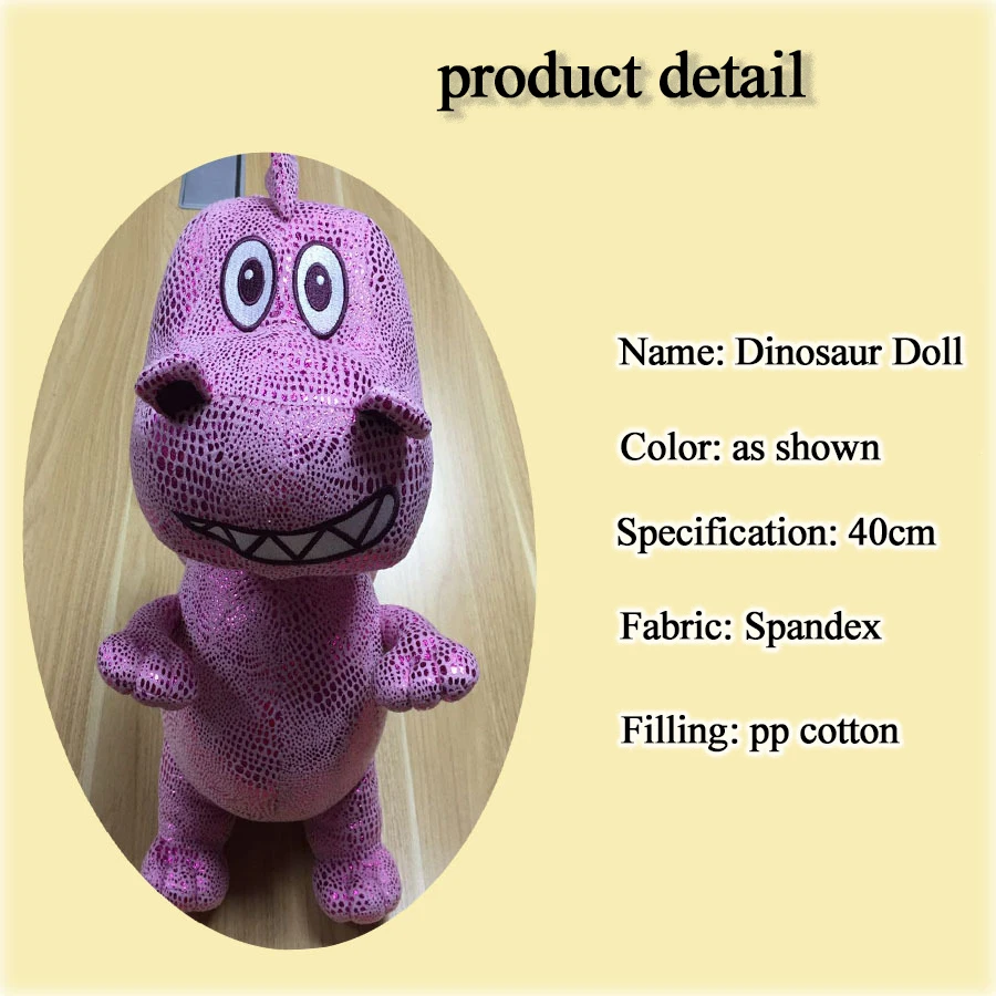 

New Style Dinosaur Plush Toy Large Children's Doll Birthday Gift Dinosaur Toy For Wholesale