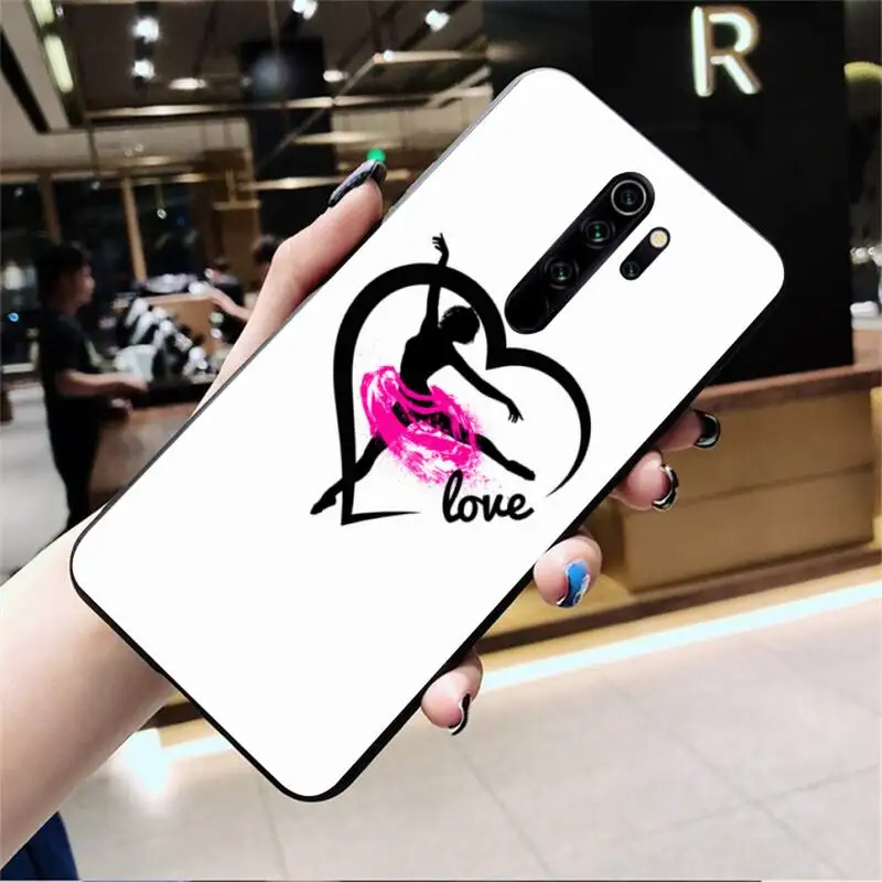 YJZFDYRM I Love Dance Coque Shell чехол для телефона Redmi Note 9 8 8T 8A 7 6 6A Go Pro Max K20|Бамперы| |