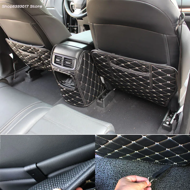 Заднее сиденье автомобиля анти kick мат грязный защитный чехол водонепроницаемые