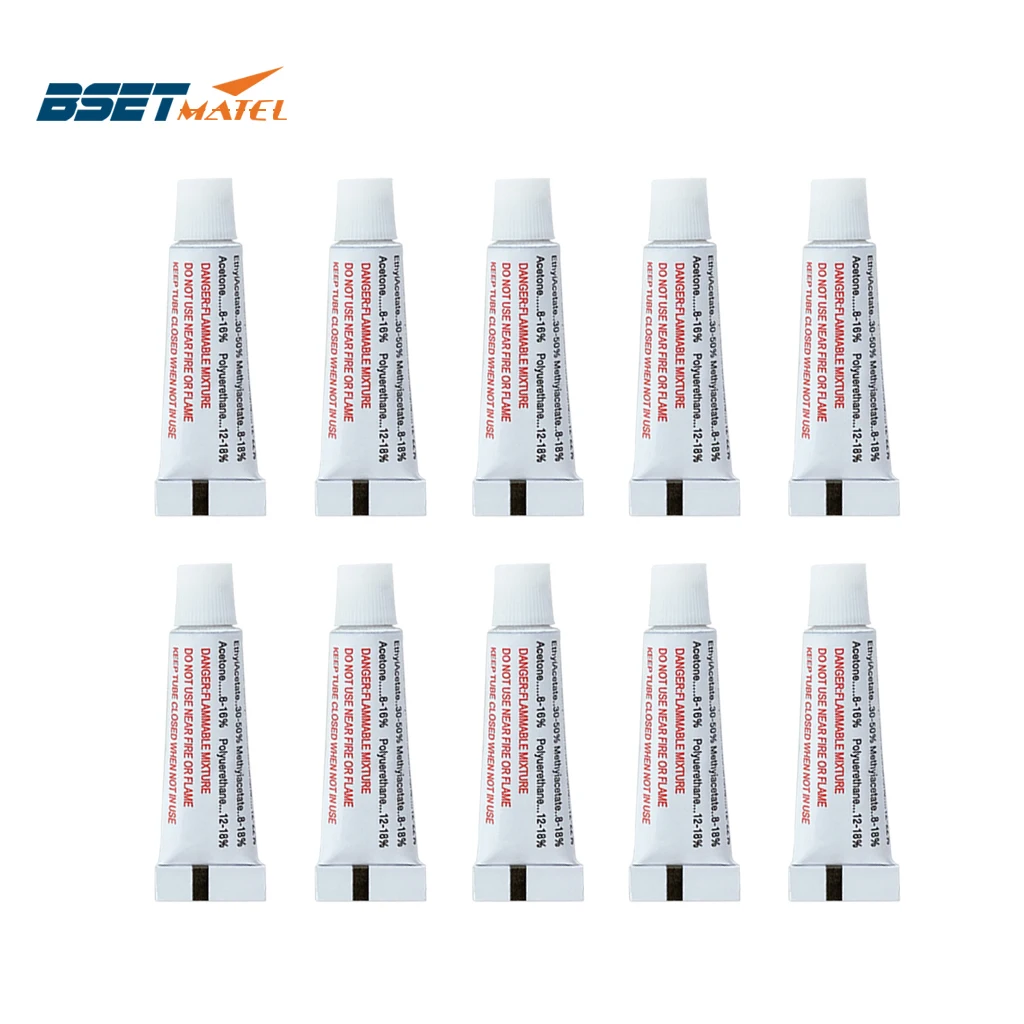 

10PCS/Lot 2ml PVC Adhesive Inflatable Swim Repair Glue Tube Patch Swimming Pool Boat Swimming Rings Repair Glue Yoga Accessories
