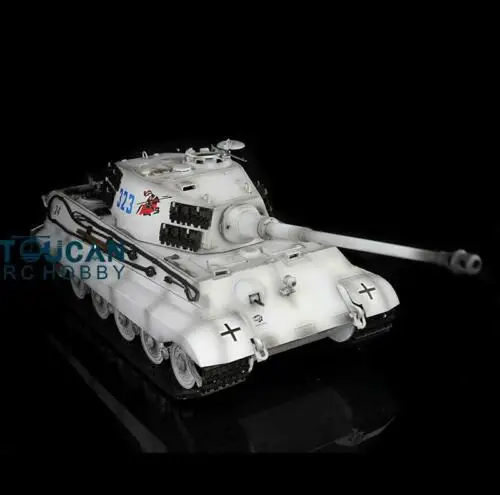 

US Stock 1/16 Heng Long RC Tank King Tiger 6.0 3888A Barrel Recoil Tracks Wheels TH16620-SMT4