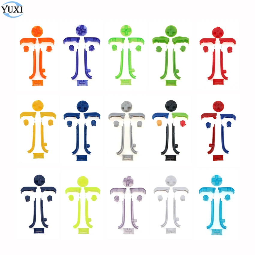

YuXi Multiple colors For Gameboy Advance Replacement Keypads L R A B Button For GBA D-Pad Plastic Buttons