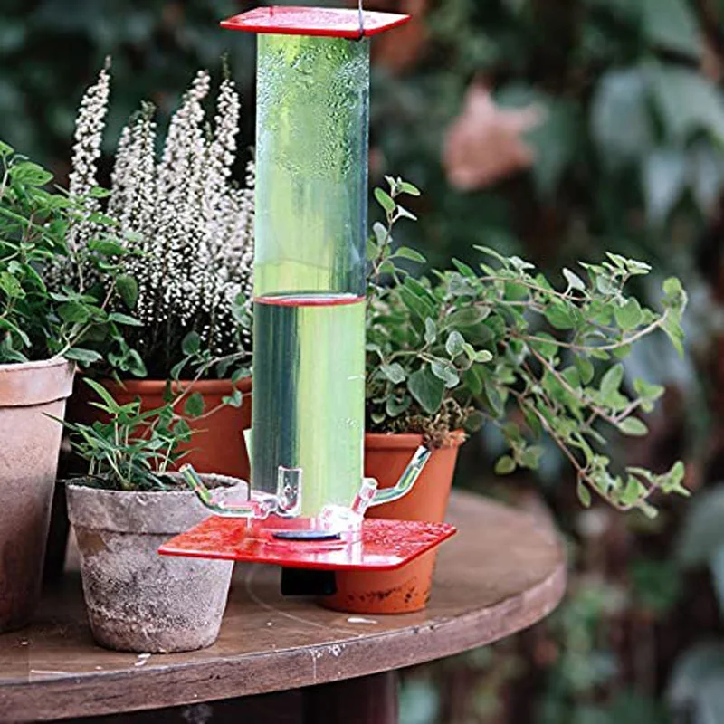 Подвесная Кормушка Для Колибри-принадлежности для птиц диспенсер бутылок чашка