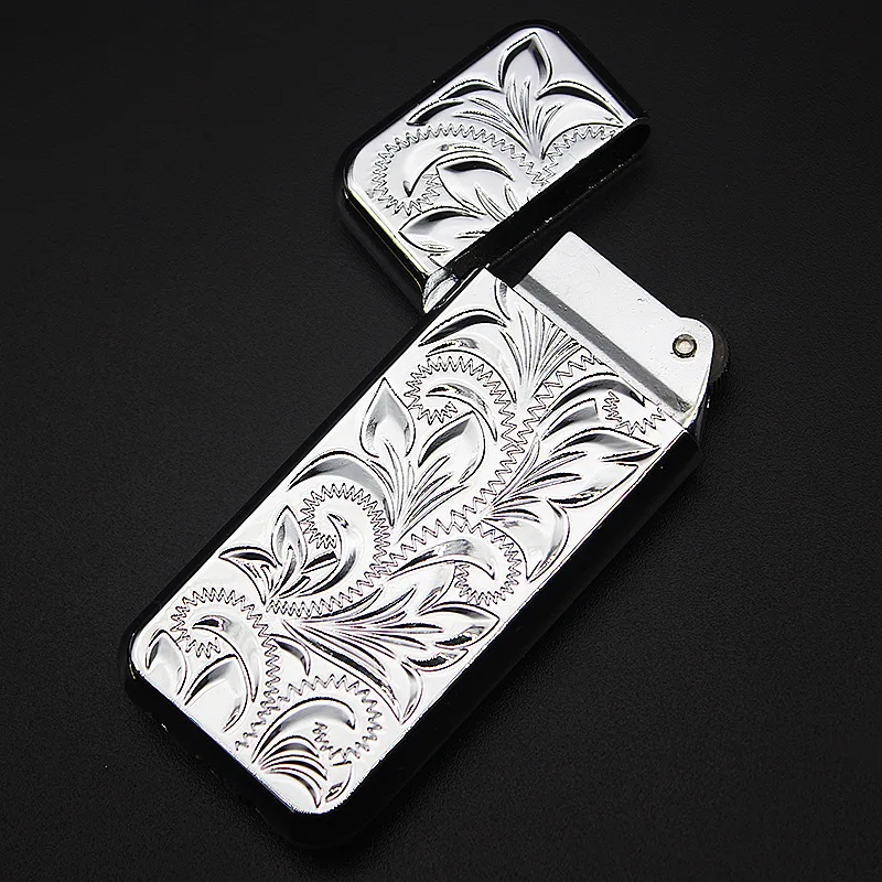 Ультратонкая компактная Зажигалка Tang Cao шлифовальный круг струйная Бутановая