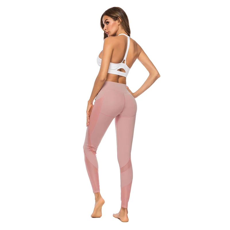 

NORMOV Fitness Women Leggings Casual High Waist Push Up With Pocket Spandex Leggings Female Workout Joggings Leggings