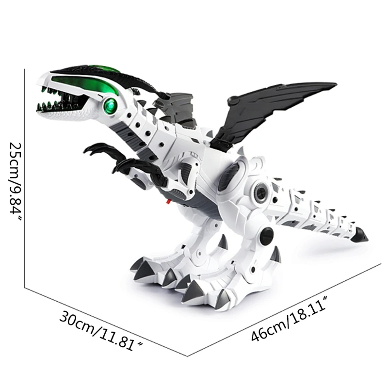 

11XE Multifunctional Electric Simulation Dinosaur Model Toy with White Spray Mechanical Pterosaurs Dinosaur Toys for Children