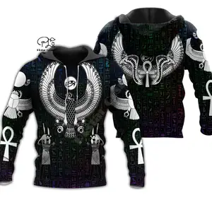 Новинка 2020 года, Таинственный тотем, Ретор, древний Хорус, Бог, глаз Египта, Фараона, анубис, 3 отпечатка, молния, толстовки, свитшоты, куртки N15