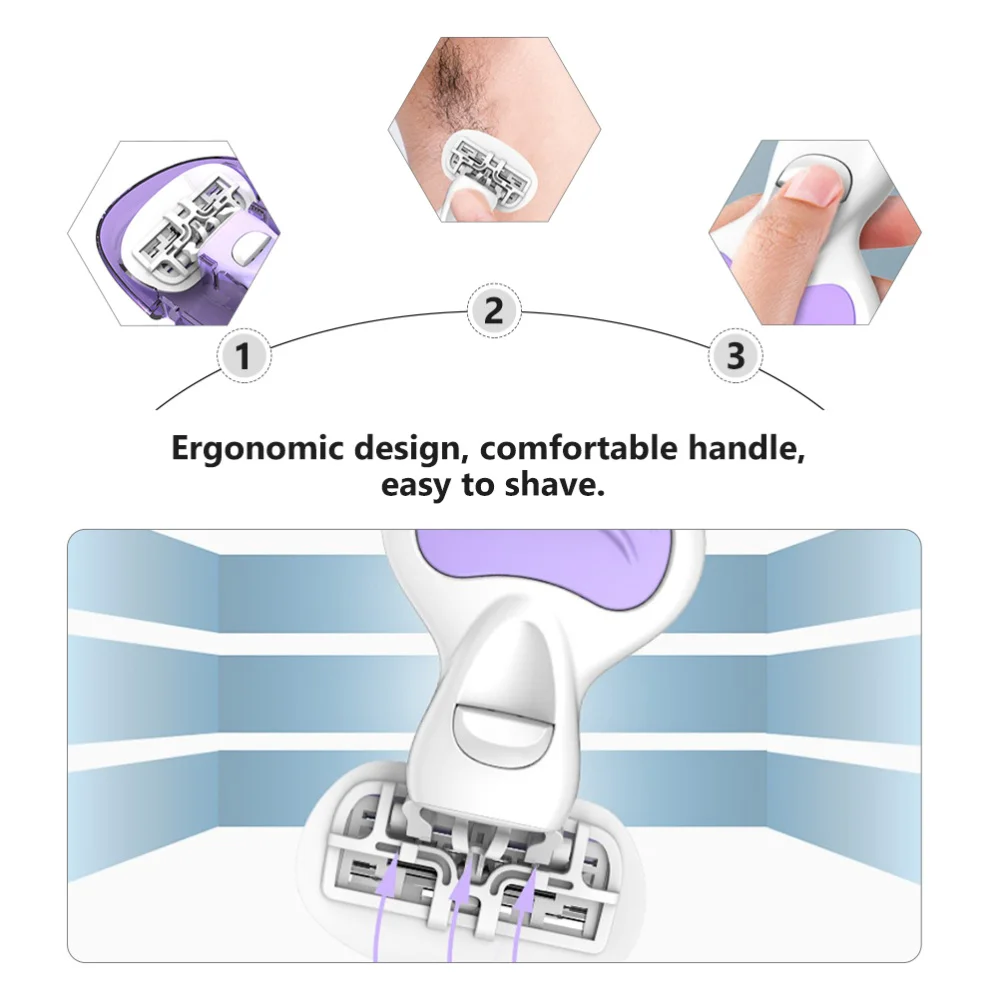 

1Pc Men Hair Remove Trimmer Handle Razor Hair Portable Shaving Kit