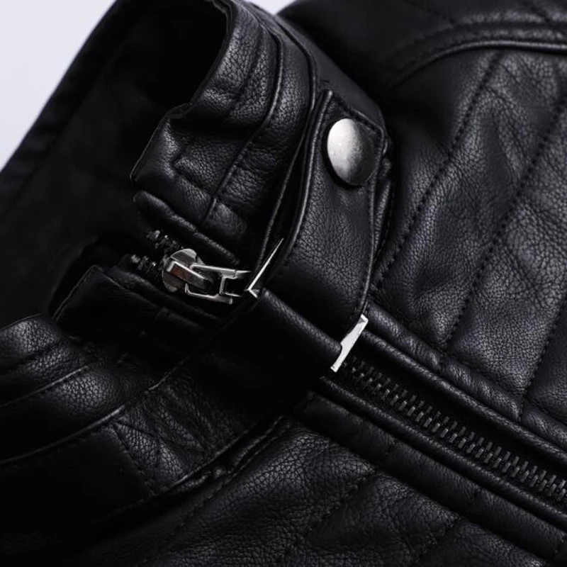 

Pop Winter Jackets Men Slim VogueOutwear Bomber Jacket Windbreaker PU Motorcycle Leather Jackets Male Fur Coat