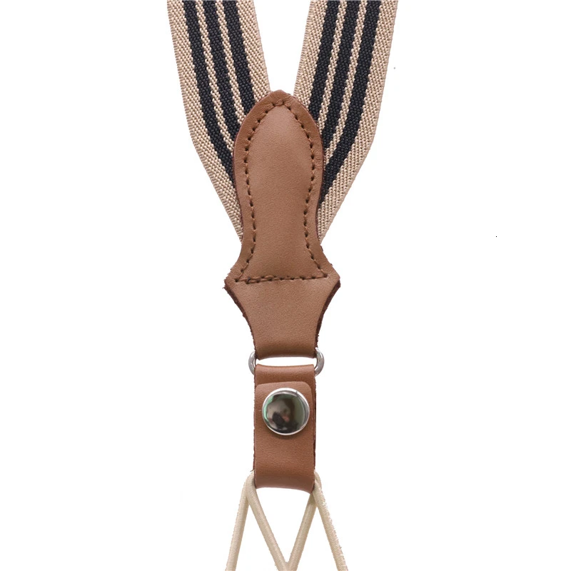 Подтяжки из натуральной воловьей кожи первого слоя подтяжки унисекс с 6