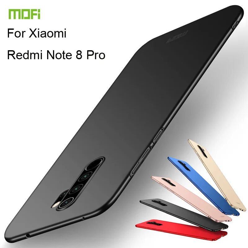 Для Xiaomi Redmi Note 8 Pro чехол MOFI Ультратонкий чехол жесткий чехол для Xiaomi Redmi Note 8 Pro Чехол Для Телефона
