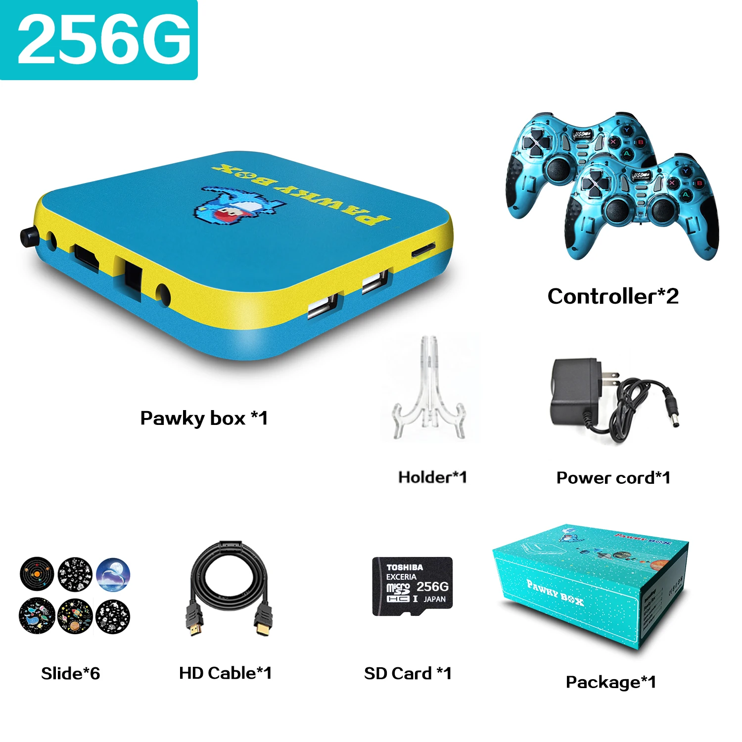 Ретро игровая консоль Pawky Box для PS1/SMS/N64/PSP 50000 + Супер видеоигры 4K Wifi TV Out Семейные
