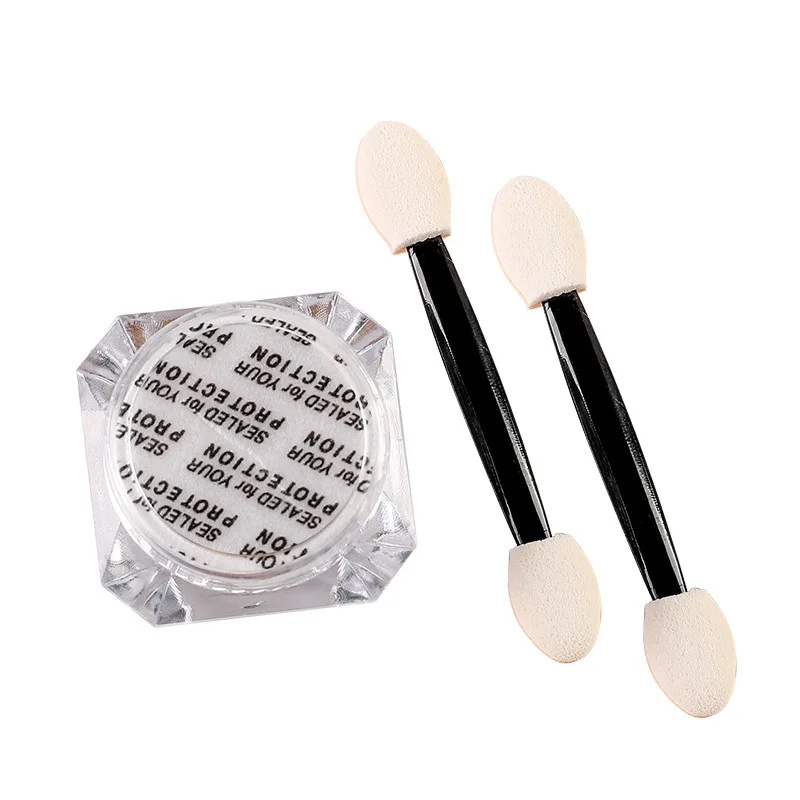 1 коробка голографический блестящий для ногтей зеркальная Хромовая Лазерная