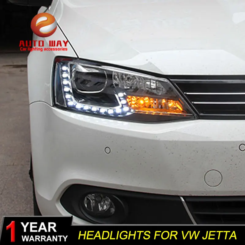 Автомобильный Стайлинг чехол для фар VW Jetta 2012-2017 Автомобильные светодиодные фары