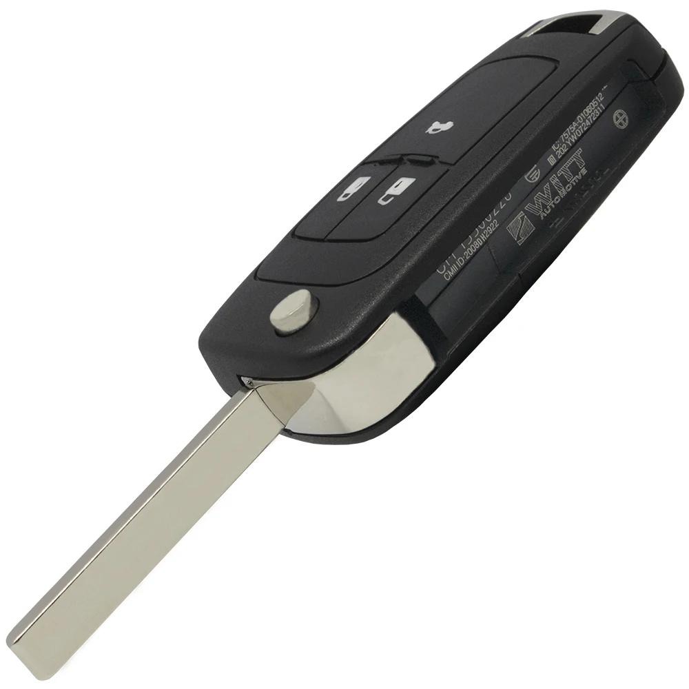 WhatsKey Флип складной дистанционный Автомобильный ключ оболочки чехол для Chevrolet Cruze Aveo Epica Lova Camaro Impala 2 3 4 5 Кнопка HU100 Blade