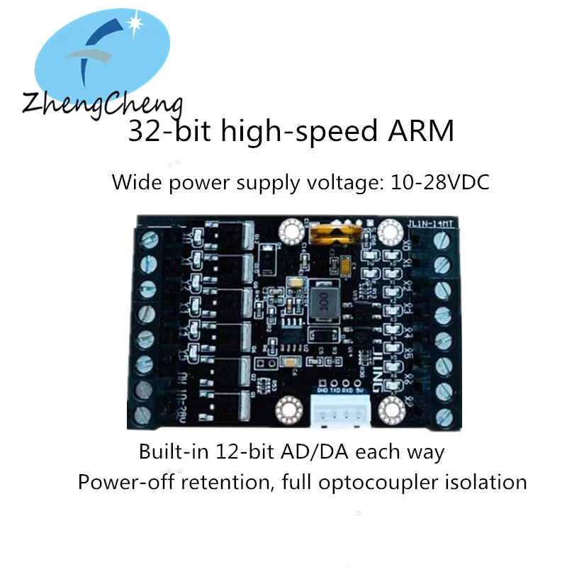 Программируемый логический Управление PLC FX1N-14MT промышленный BoardDC10-28V 8000 шаги с